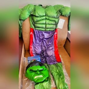 Authentic Disney Store- Hulk - Boys Costume  - NWT
